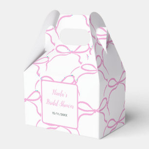 Rosa Ribbon-Brautparty Geschenkschachtel