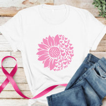 Rosa Ribbon Brustkrebs T - Shirt