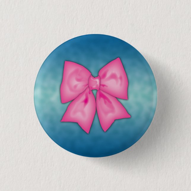 Rosa Ribbon Button (Vorderseite)