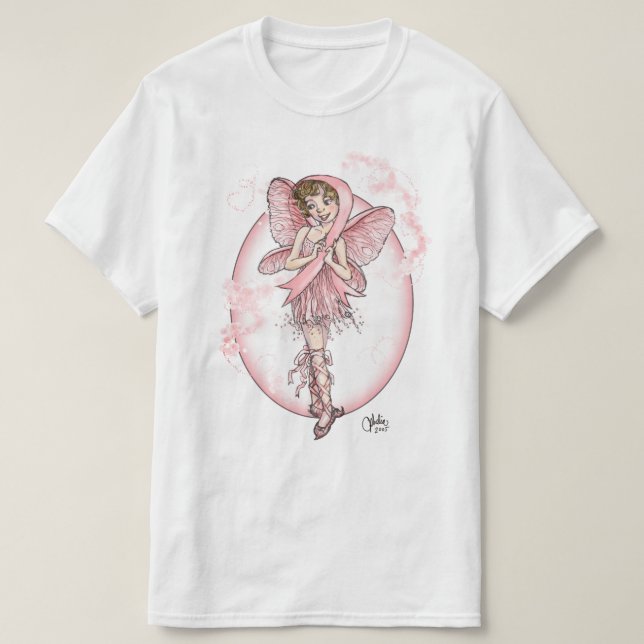 Rosa Ribbon Fairy T-Shirt (Design vorne)