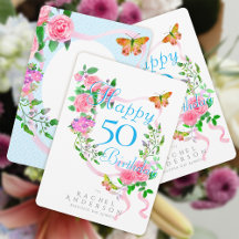 Rosa Ribbon Geburtstag