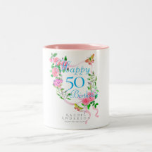 Rosa Ribbon Geburtstag