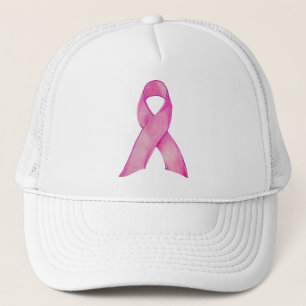 Rosa Ribbon-Hut Truckerkappe