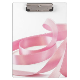 Rosa Ribbon Klemmbrett