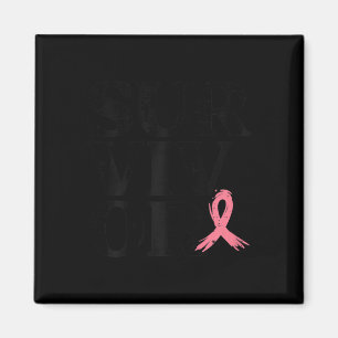 Rosa Ribbon Krieger Brustkrebs Bewusstsein Frauen Magnet