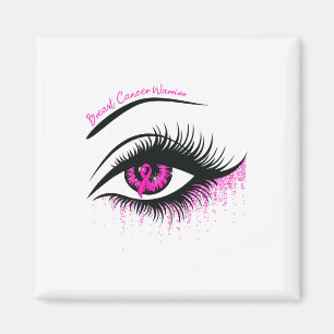 Rosa Ribbon Krieger Brustkrebs-Bewusstsein Monat Magnet
