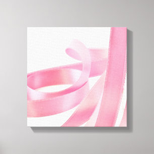 Rosa Ribbon Leinwanddruck