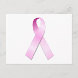 Rosa Ribbon Postkarte