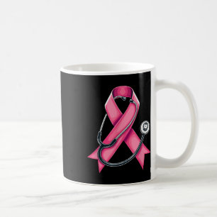 Rosa Ribbon Stethoskop Niedlicher Brustkrebs der K Kaffeetasse