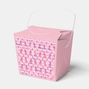 Rosa Ribbons für die Unterstützung von Krebs Geschenkschachtel