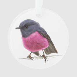 Rosa Robin Songbird Ornament