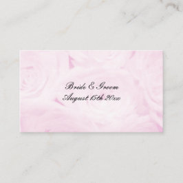 Rosa Rosa Blume Blumenzarte Hochzeit Begleitkarte