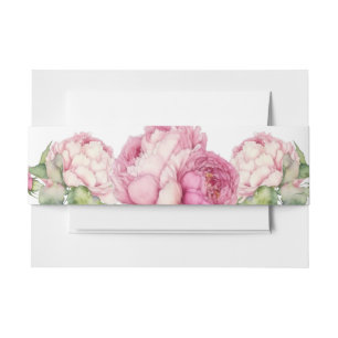 Rosa Rosa Blüten Rosa Rosen Einladungsbanderole