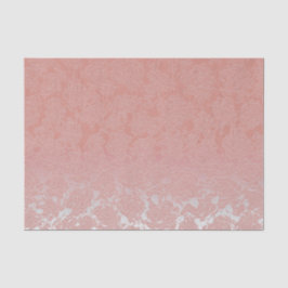 Rosa Rosa Elegantes, kunstvolles Muster Decoupage Seidenpapier