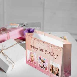 Rosa Rosa-Foto Große Geschenktüte