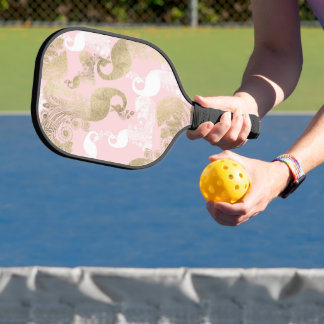 Rosa Rosa-Goldmedaille Pickleball Schläger