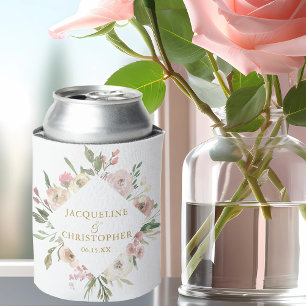 Rosa Rosa Hochzeit im eleganten Rosa Goldenen Gart Dosenkühler