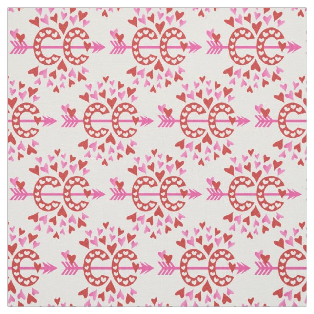 Rosa rosa-Liebe-Motive für Cross Country Stoff (Muster)