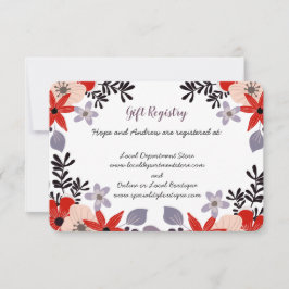 Rosa rosa Lilac Geschenkkarte RSVP Karte