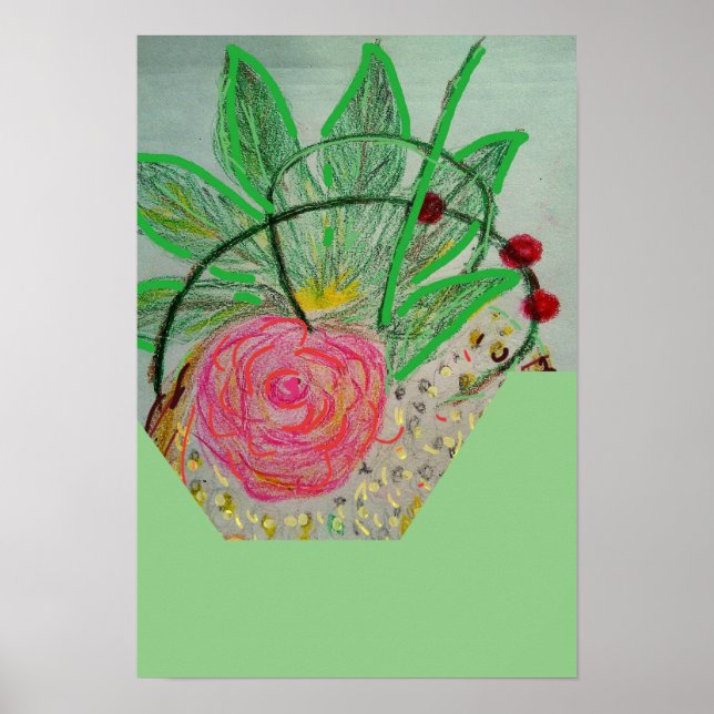 Rosa Rosa Poster (Vorne)