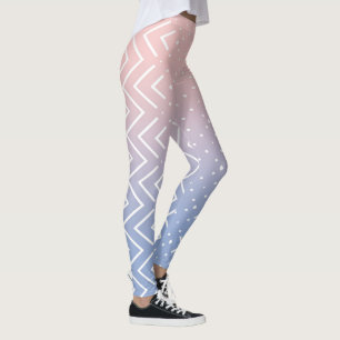 Rosa Rosa Quarz Niedliche Pastellfarben Leggings