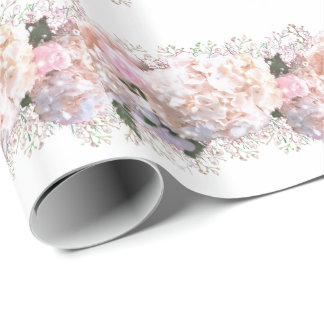 Rosa, rosa, rosa Blume Geschenkpapier