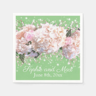 Rosa, rosa, rosa Blume Serviette