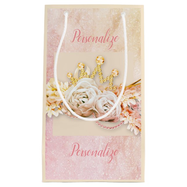 Rosa-Rosa-Rosa-Rose Kleine Geschenktüte (Vorderseite)