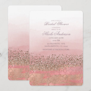 Rosa Rosa Rose marokkanisches indisches Princess-B Einladung