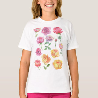 Rosa rosa T-Shirt