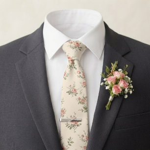 Rosa-rosa und Salbeigrüne Hochzeit Krawatte