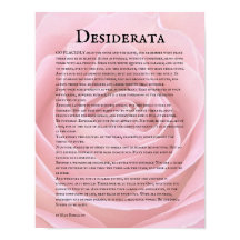 Rosa Rose Bloom Desiderata Gedicht