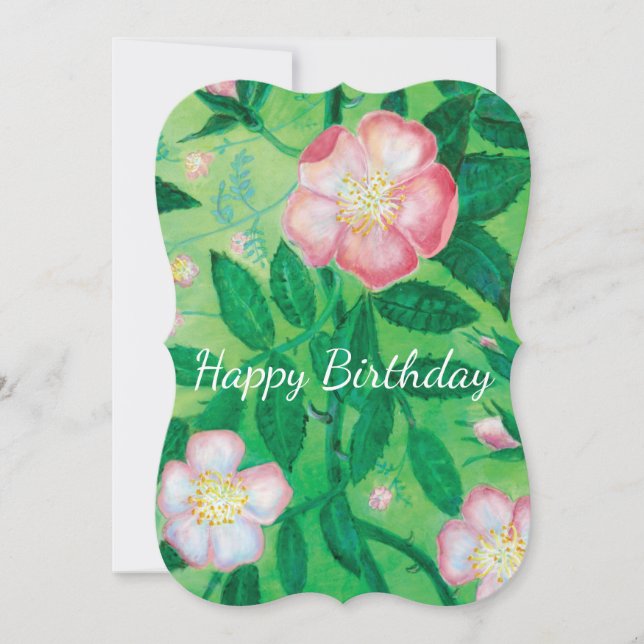 Rosa Rose Blossom Geheimgarten (Vorderseite)