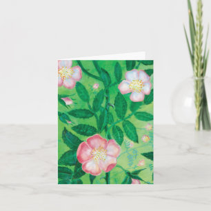 Rosa Rose Blume Geheimgarten Karte