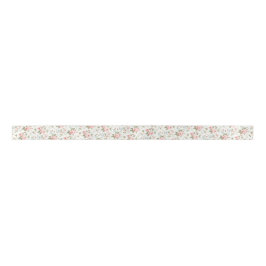 Rosa Rose Blumengarten Design Satinband