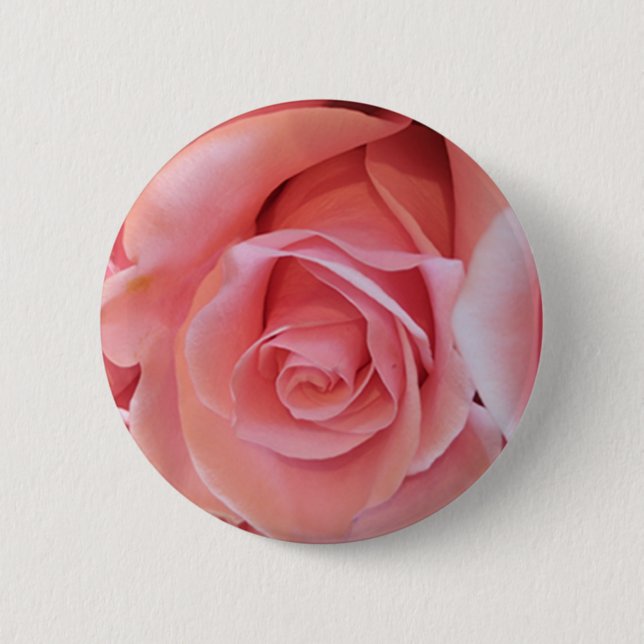 Rosa Rose Button (Vorderseite)