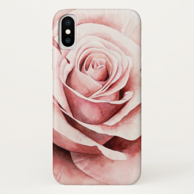 Rosa Rose Case-Mate iPhone Hülle (Rückseite)