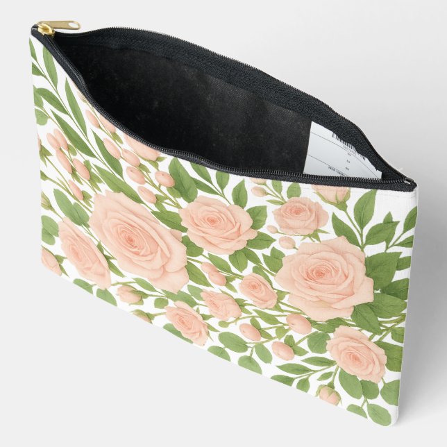 Rosa Rose Druck Schneiden Beutel nähen (Offen)