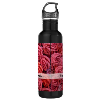 Rosa Rose Edelstahlflasche