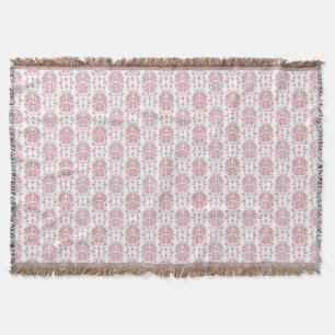 Rosa Rose Floral Damask Stilmuster Decke