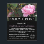 Rosa Rose, Florist, Werbung in Florenz Flyer<br><div class="desc">Rosa Rose,  Florist,  Floristrische Werbung Flyer von der Business Card Store.</div>