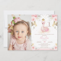 Rosa Rose Foto Prinzessin Swan 1. Geburtstag