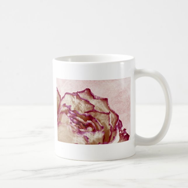 Rosa Rose getrocknet Kaffeetasse (Rechts)
