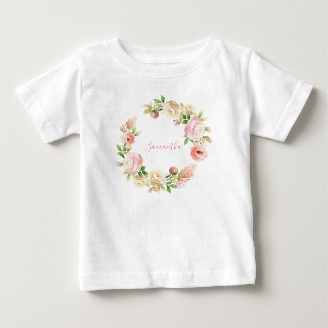 Rosa Rose Giro del Malcantone Baby T-shirt (Vorderseite)