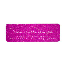 Rosa Rose Glitzer UAWG Hot Rose Gold Confetti Name