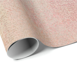 Rosa Rose Gold Blush Peach Gold Meister Geschenkpapier