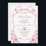 Rosa Rose Gold Crown Blumenstrauß Ribbon Mis Quinc Einladung<br><div class="desc">EDITABLE Pink Rose Gold Kronen Blumenkohl Ribbon Mis Quince Einladung Elegant Quinceañera Pink Rose Gold BlumenPrinzessin Birthday Einladung Rose Gold Crown Mis Quince 15 Anos,  16. Geburtstagsparty</div>