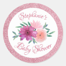 Rosa Rose Gold Glitzer Kinderdusche