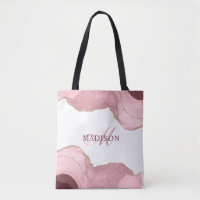 Rosa Rose Gold Glitzer Modernes Monogramm