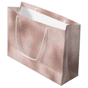 Rosa Rose Gold Große Geschenktüte